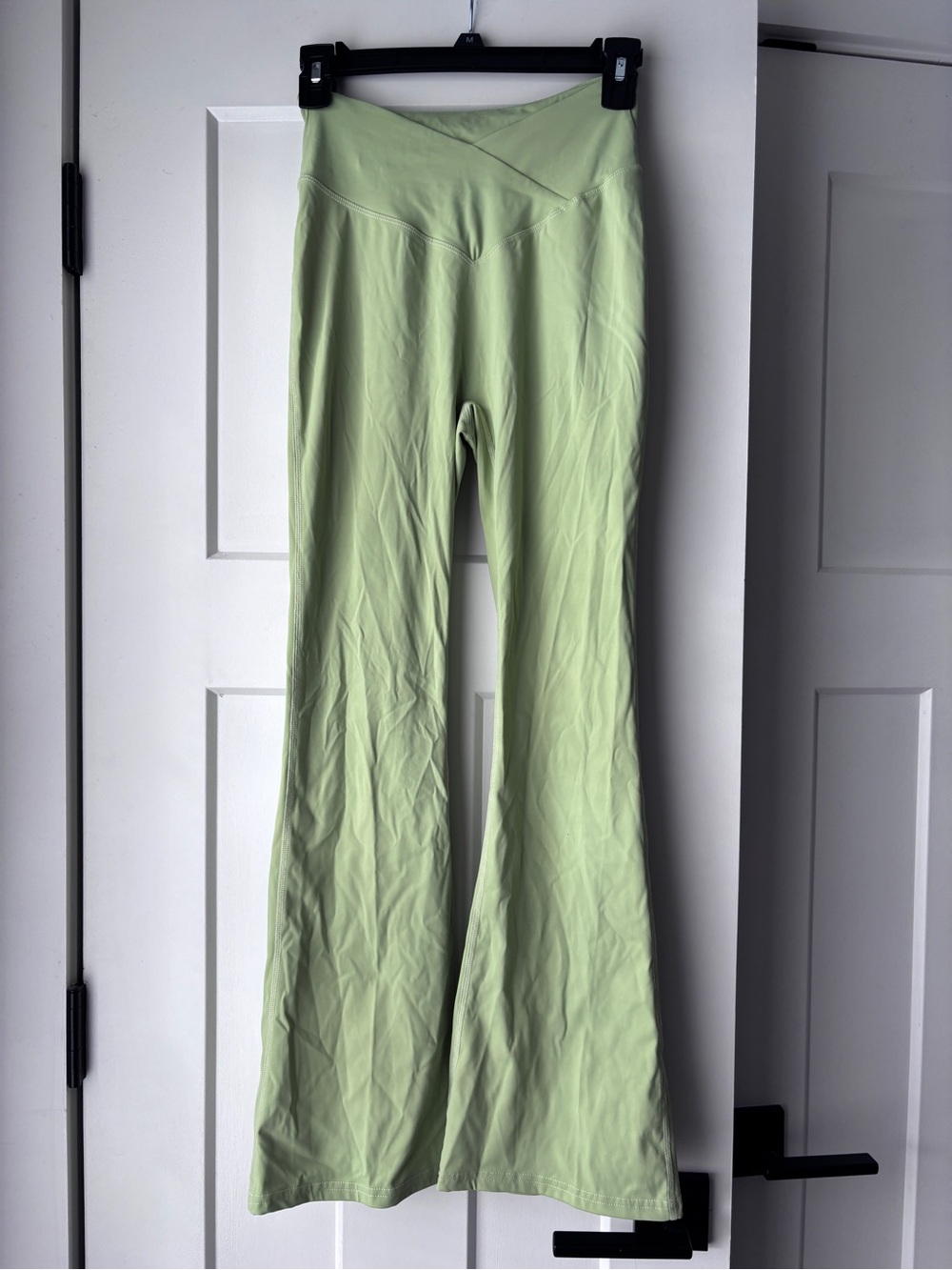 Amazon Light Green Yoga Flare Leggings
